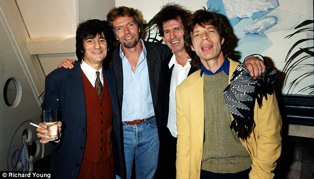 Branson's Virgin Records signs the Rolling Stones