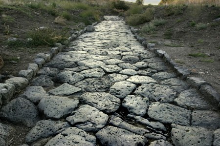 Roman cobble roadway, Brittania