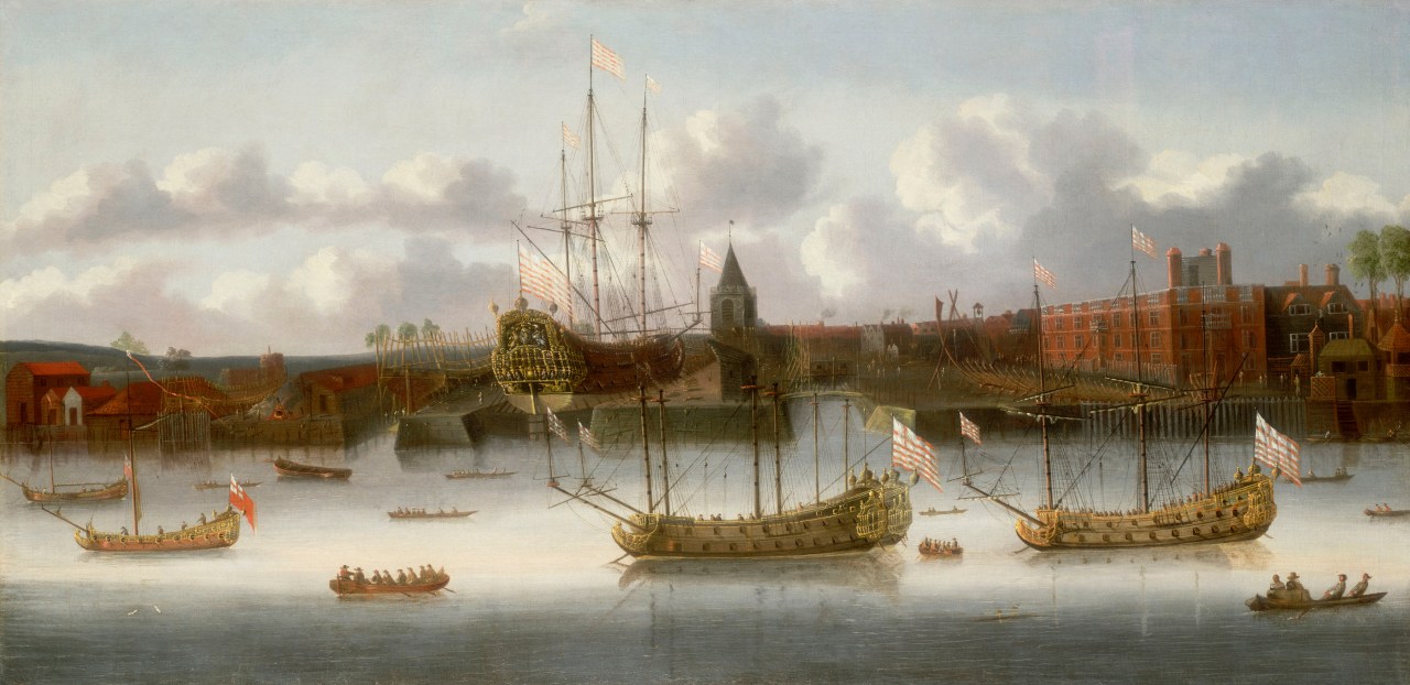 East India Company's yard at Deptford, circa 1660
